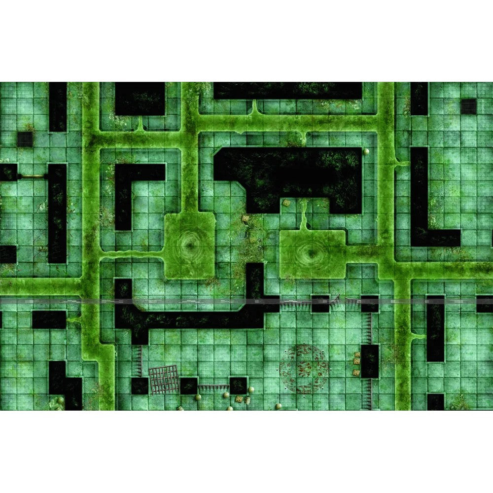 PREORDER RPG Mat - Ratfang Sewers