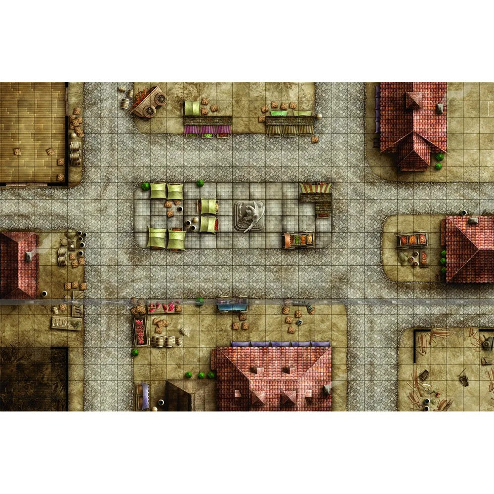 PREORDER RPG Mat - Market Square