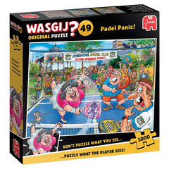 PREORDER Puzzle - Holdson - Wasgij? - Original - #49 - Padel Panic! 1000pc