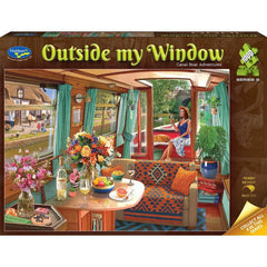 PREORDER Puzzle - Holdson - Outside my Window S2 - 1000pc Puzzle - Canal Boat Adventures