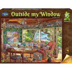 PREORDER Puzzle - Holdson - Outside my Window S2 - 1000pc Puzzle - Holiday Room