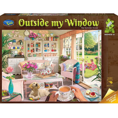 PREORDER Puzzle - Holdson - Outside my Window S2 - 1000pc Puzzle - Tea Summer House