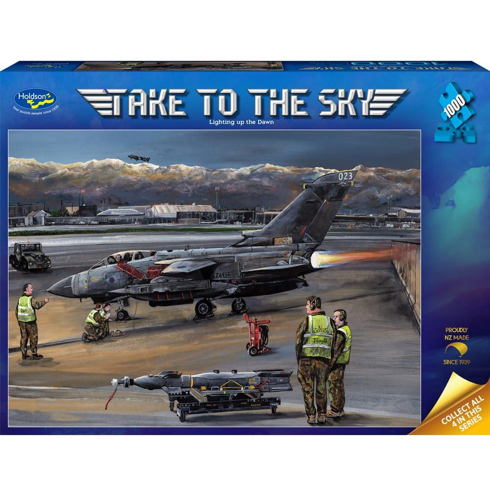 PREORDER Puzzle - Holdson - Take to the Sky - 1000pc Puzzle - Lighting up the Dawn