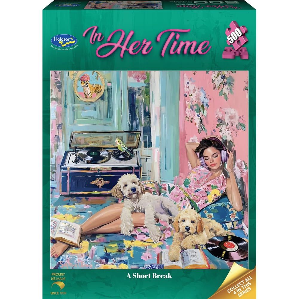 PREORDER Puzzle - Holdson - In Her Time - 500XLpc Puzzle - A Short Break