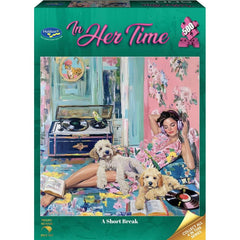 PREORDER Puzzle - Holdson - In Her Time - 500XLpc Puzzle - A Short Break