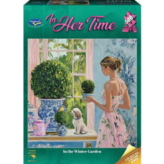 PREORDER Puzzle - Holdson - In Her Time - 500XLpc Puzzle - In The Winter Garden