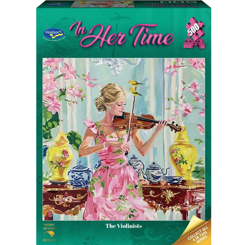 PREORDER Puzzle - Holdson - In Her Time - 500XLpc Puzzle - The Violinists