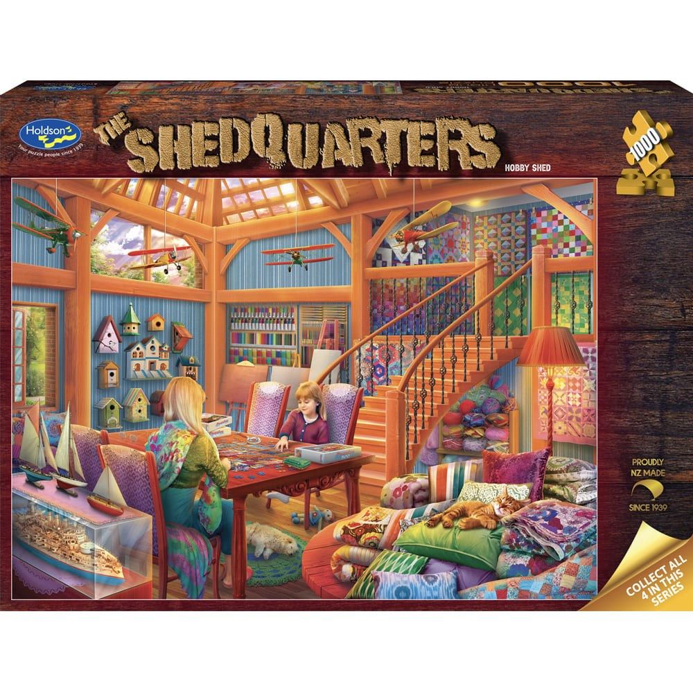 PREORDER Puzzle - Holdson - The Shedquarters - 1000pc Puzzle - Hobby Shed