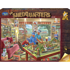 PREORDER Puzzle - Holdson - The Shedquarters - 1000pc Puzzle - Train Shed