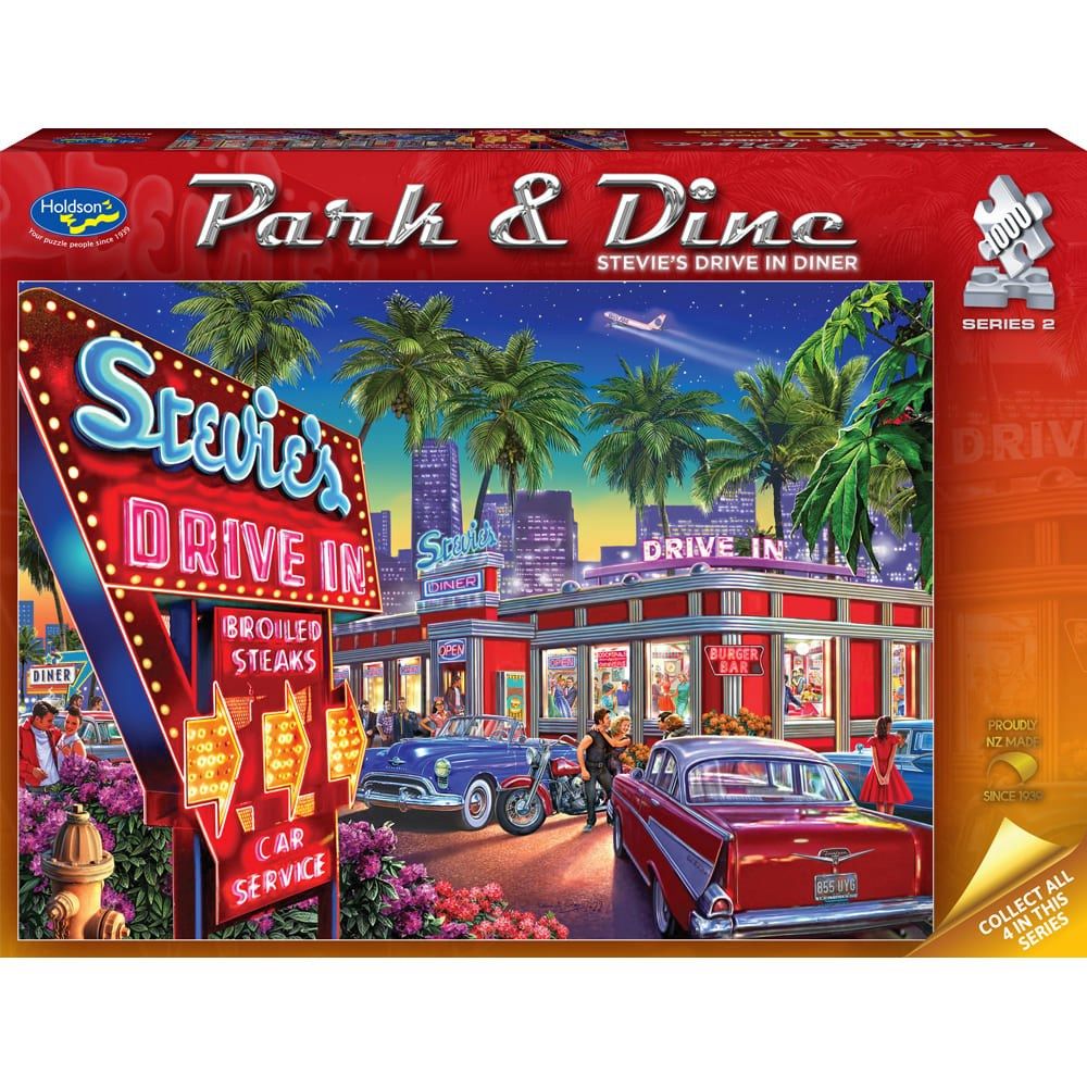 Puzzle - Holdson - Park & Dine S2 - 1000pc Puzzle - Stevies Drive in Diner