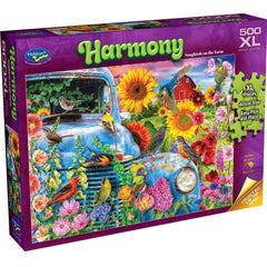 Puzzle - Holdson - Harmony - 500XLpc Puzzle - Songbirds on the Farm