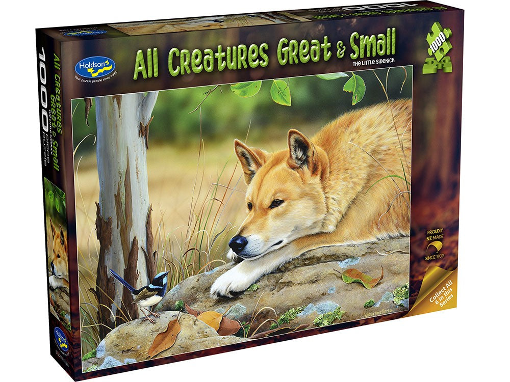 PREORDER Puzzle - Holdson - All Creatures Great & Small - 1000pc Puzzle - Little Sidekick