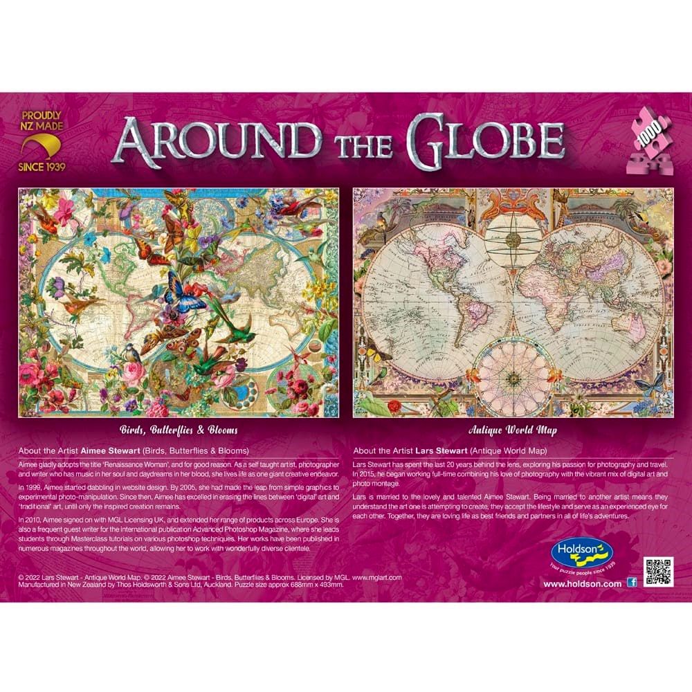 PREORDER Puzzle - Holdson - Around The Globe - 1000pc Puzzle - Master