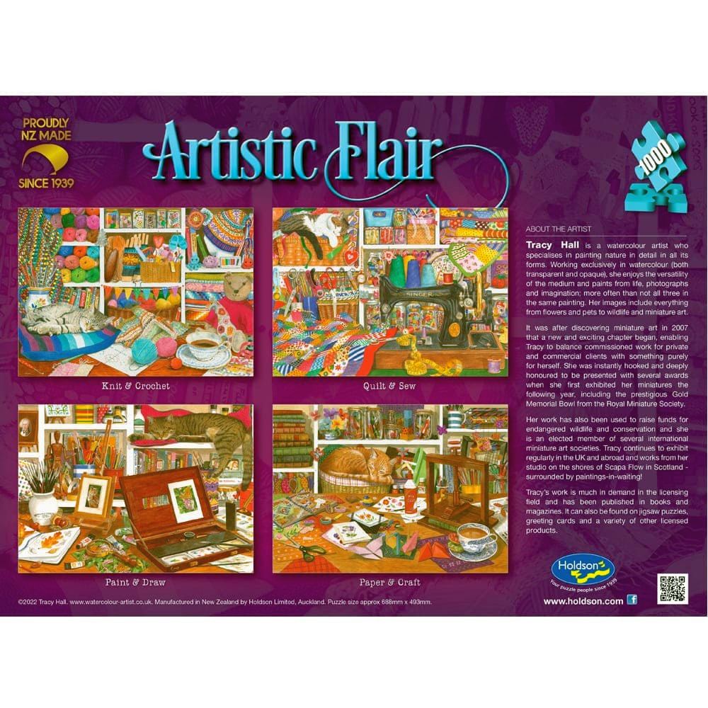 PREORDER Puzzle - Holdson - Artistic Flair - 1000pc Puzzle - (Master)
