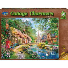 PREORDER Puzzle - Holdson - Cottage Charmers - 1000pc Puzzle - Cottageway Lane