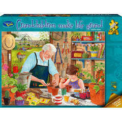 PREORDER Puzzle - Holdson - Grandchildren Make Life Grand - 1000pc Puzzle - Sowing Seeds