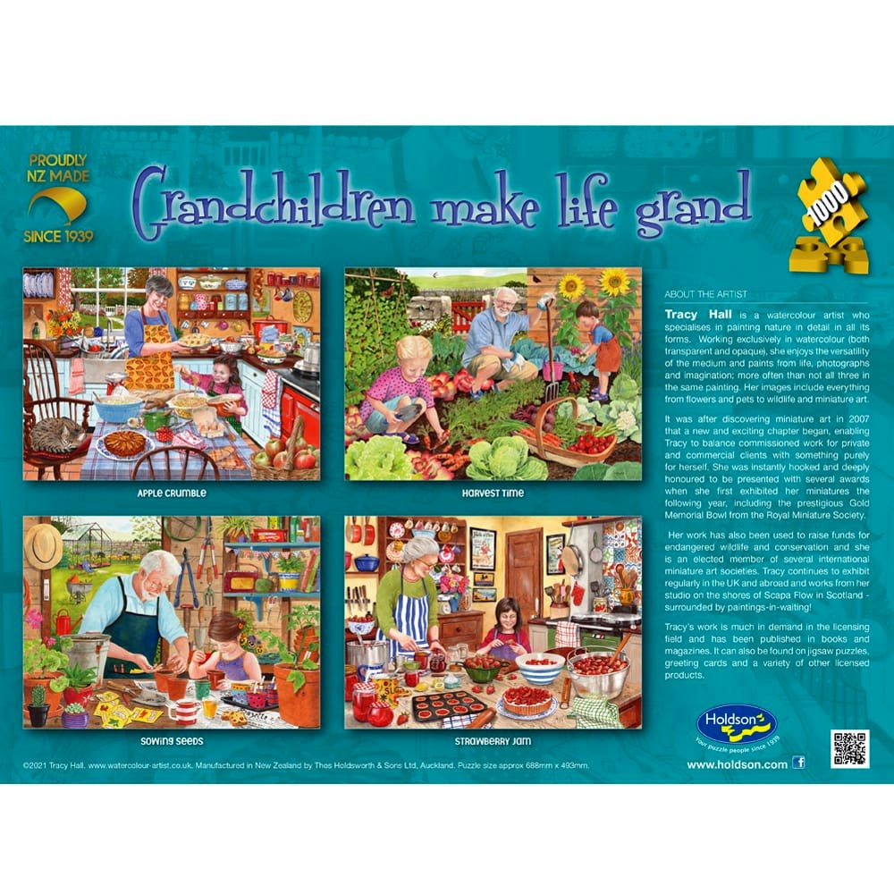 PREORDER Puzzle - Holdson - Grandchildren - 1000pc Puzzle - SET OF FOUR (Master)