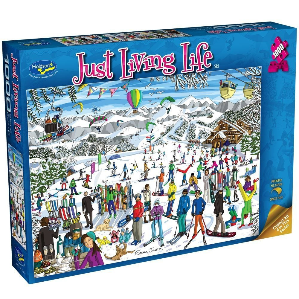 PREORDER Puzzle - Holdson - Just Living Life - 1000pc Puzzle - Ski