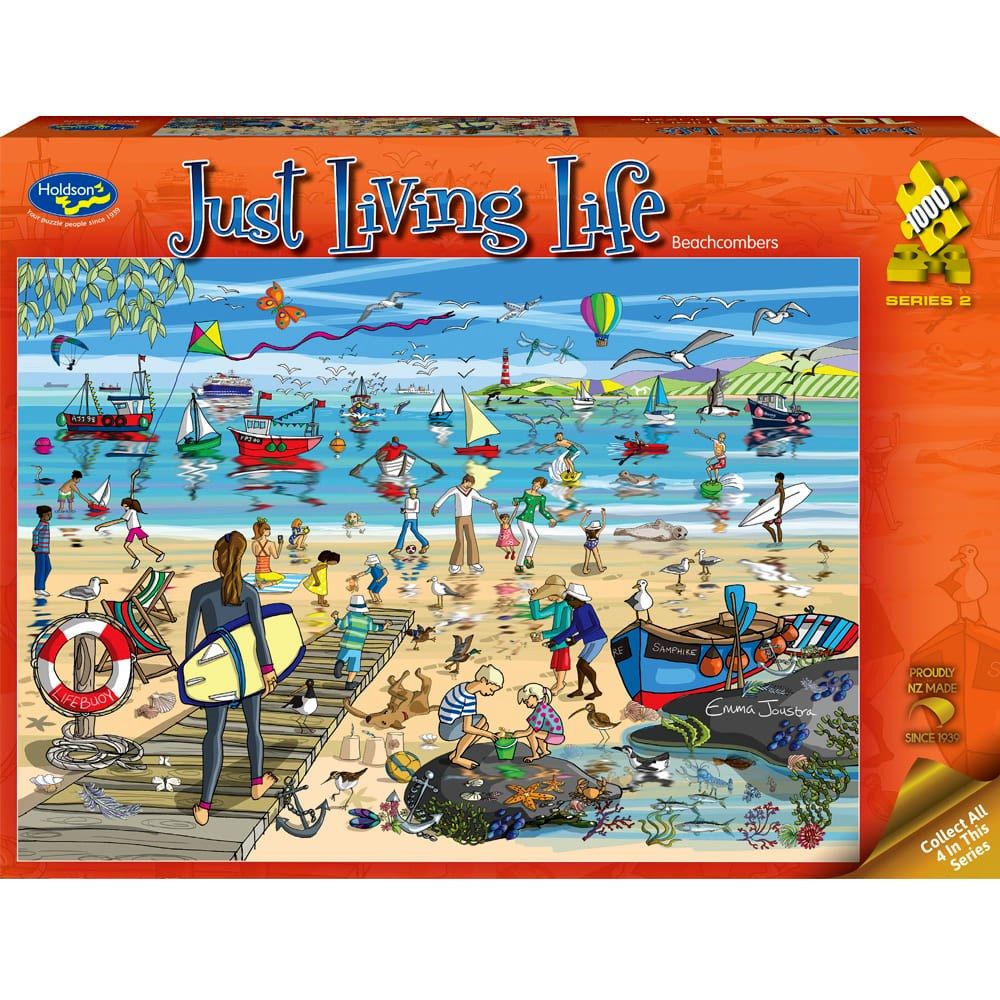 PREORDER Puzzle - Holdson - Just Living Life S2 - 1000pc Puzzle - Beachcombers