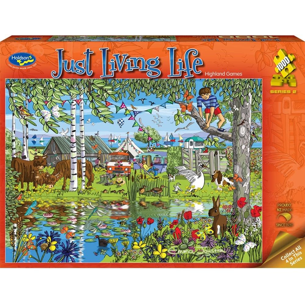 PREORDER Puzzle - Holdson - Just Living Life S2 - 1000pc Puzzle- Highland Games