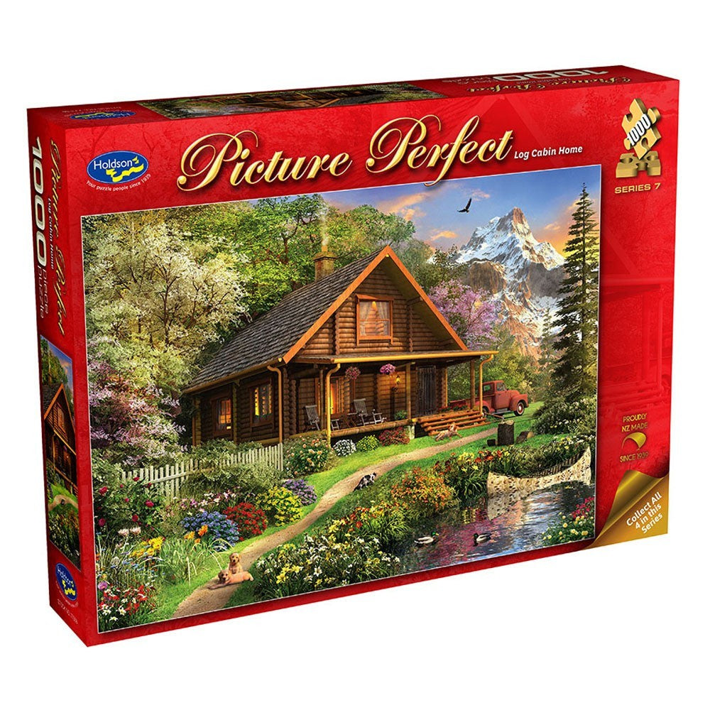 PREORDER Puzzle - Holdson - Picture Perfect S7 - 1000pc Puzzle - Log Cabin Home
