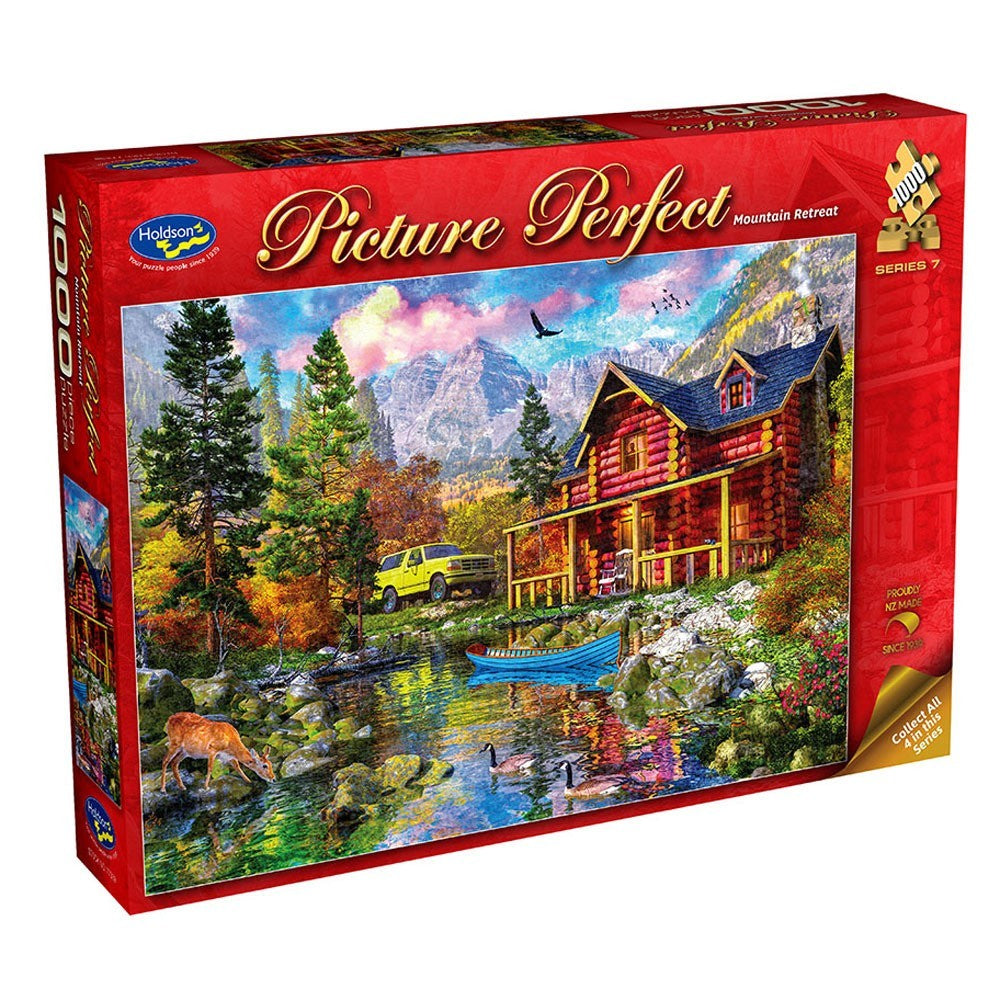 PREORDER Puzzle - Holdson - Picture Perfect S7 - 1000pc Puzzle - Mountain Retreat