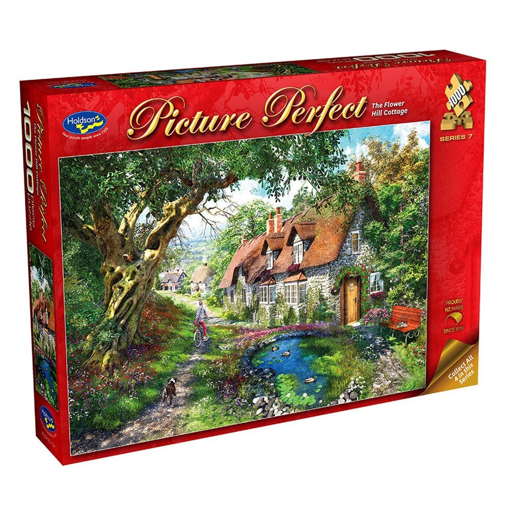PREORDER Puzzle - Holdson - Picture Perfect S7 - 1000pc Puzzle - Flower Hill Cottage