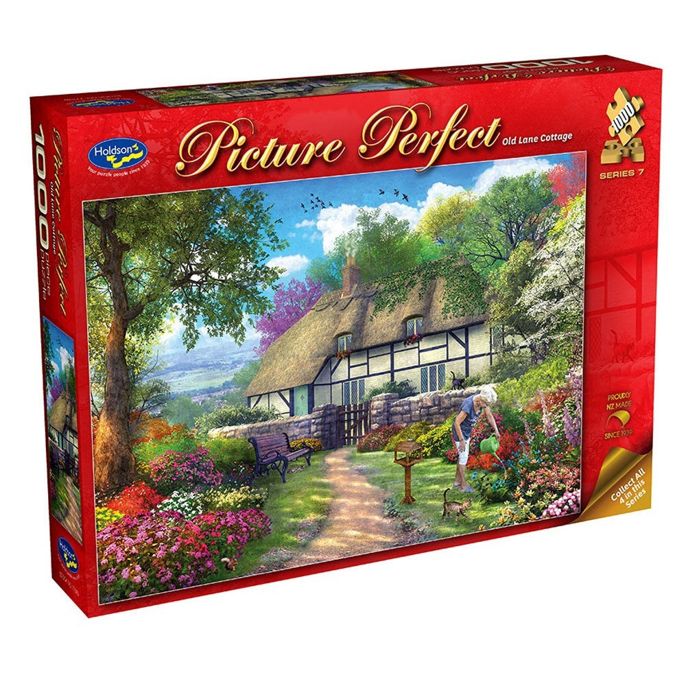 PREORDER Puzzle - Holdson - Picture Perfect S7 - 1000pc Puzzle - Old Lane Cottage