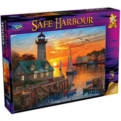 PREORDER Puzzle - Holdson - Safe Harbour - 1000pc Puzzle - Setting Sail Sunset