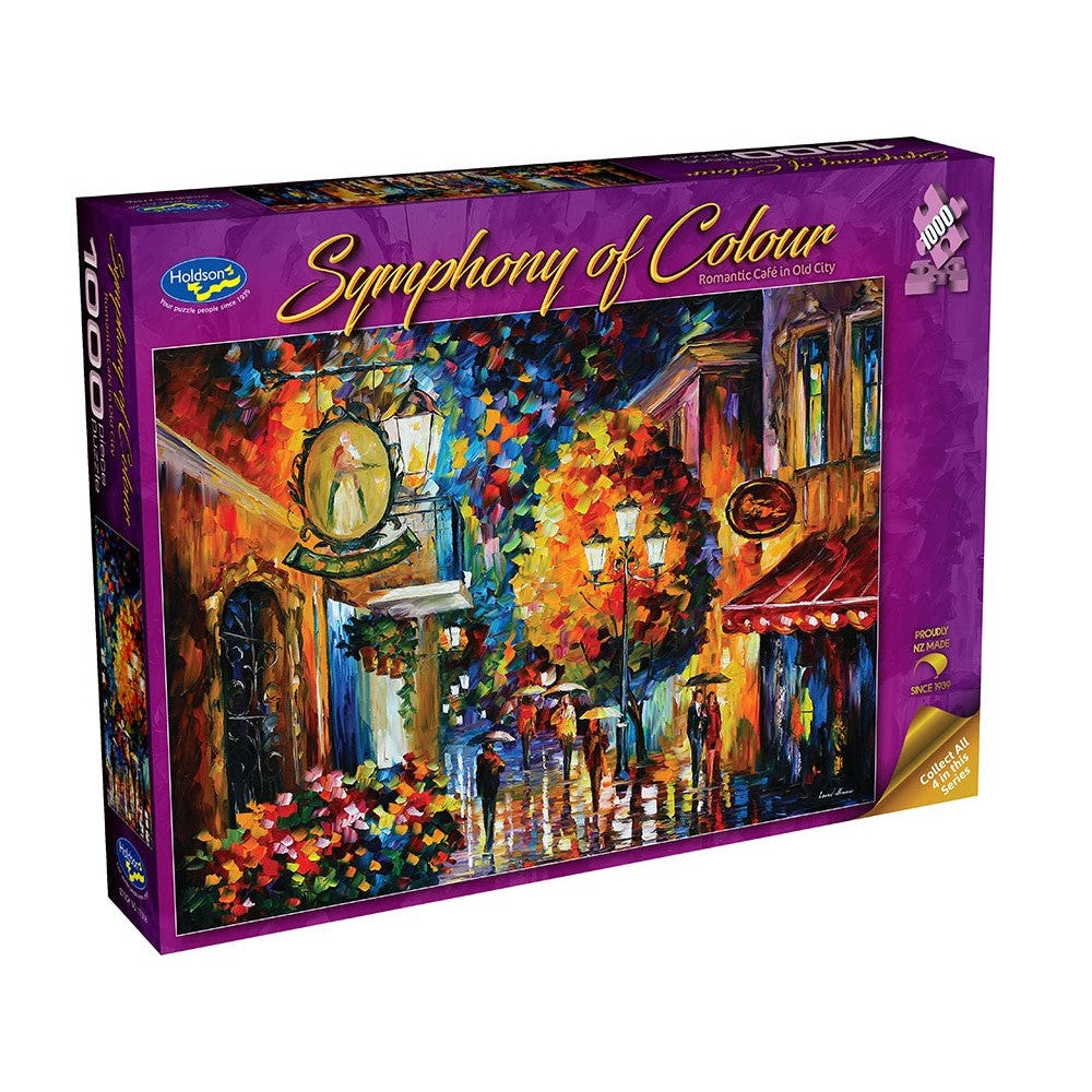 PREORDER Puzzle - Holdson - Symphony of Colour - 1000pc Puzzle - Romantic Cafe