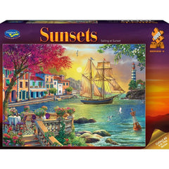 PREORDER Puzzle - Holdson - Sunsets S4 - 1000pc Puzzle - Sailing At Sunset