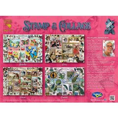 PREORDER Puzzle - Holdson - Stamp & Collage - 1000pc Puzzle - SET OF FOUR (Master)