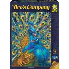 PREORDER Puzzle - Holdson - Twos Company - 1000pc Puzzle - Blue Rhapsody Peacock