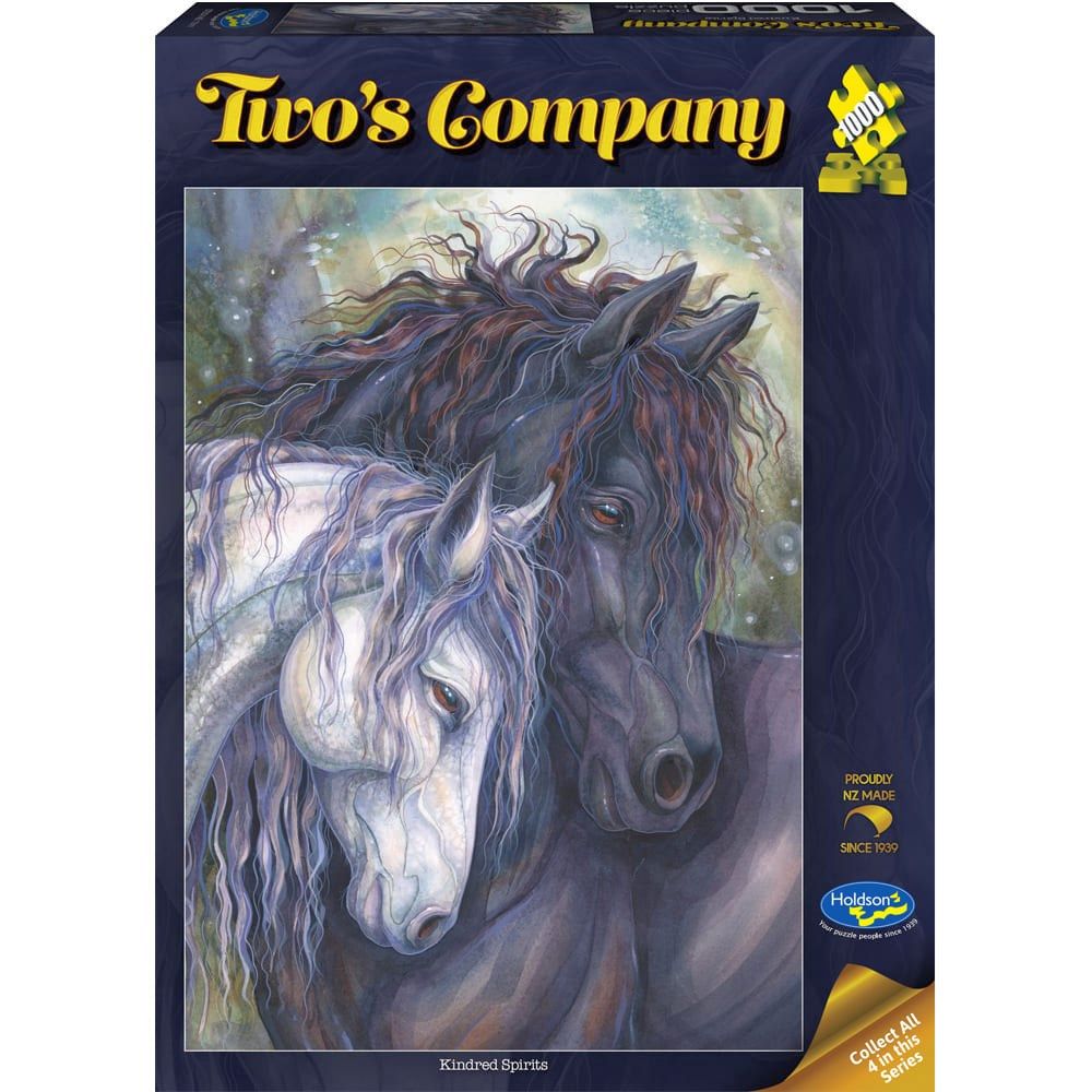 PREORDER Puzzle - Holdson - Twos Company - 1000pc Puzzle- Kindred Spirits Horse