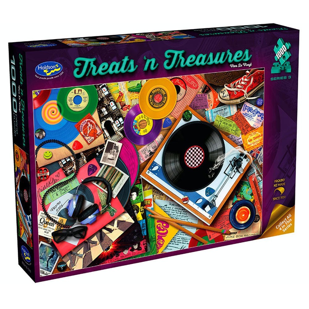 PREORDER Puzzle - Holdson - TNTS3 - 1000pc Puzzle - Viva La Vinyl