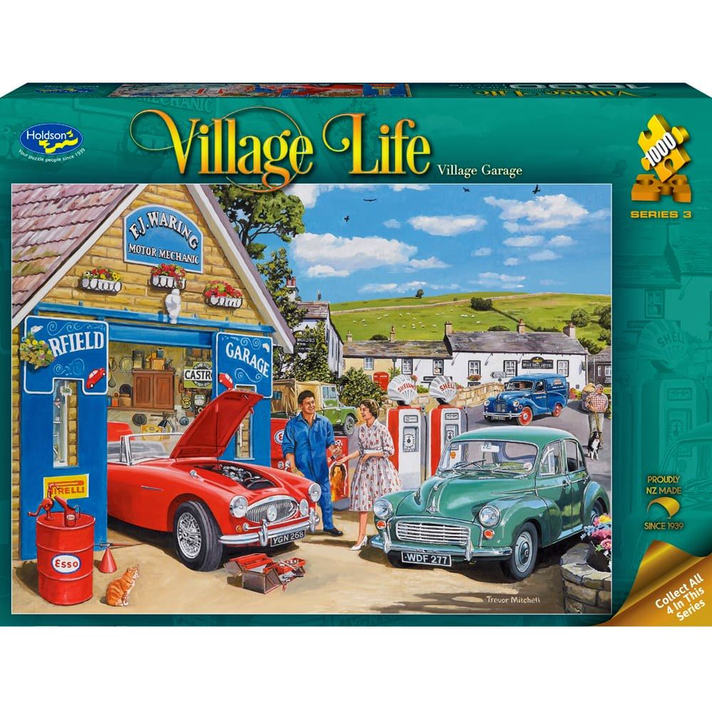 PREORDER Puzzle - Holdson - Village Life S3 - 1000pc Puzzle - The Village Station