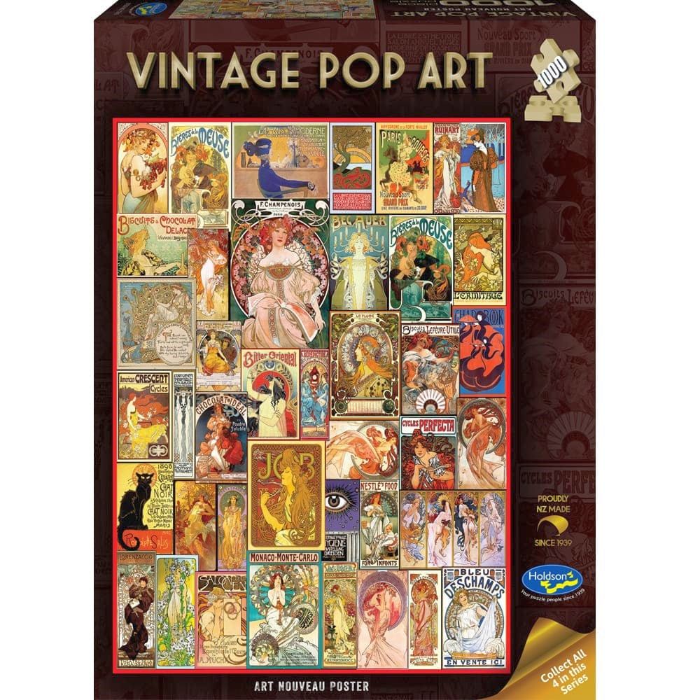 PREORDER Puzzle - Holdson - Vintage Pop Art - 1000pc Puzzle - Art Nouveau Poster