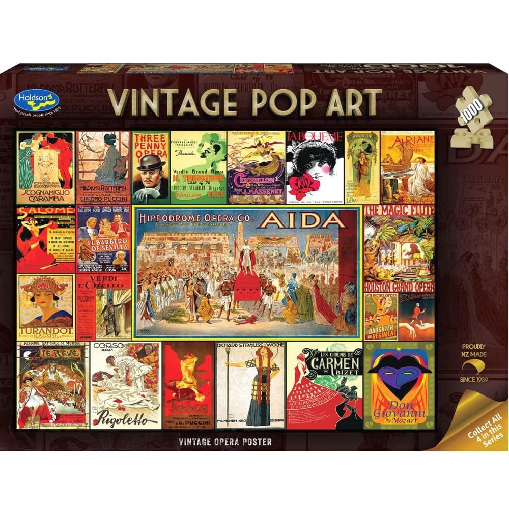 PREORDER Puzzle - Holdson - Vintage Pop Art - 1000pc Puzzle - Vintage Opera
