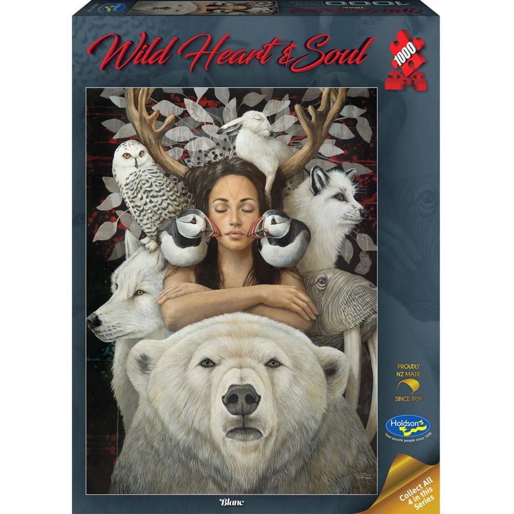 PREORDER Puzzle - Holdson - Wild Heart & Soul - 1000pc Puzzle - Blanc