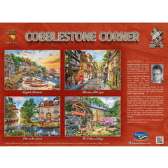 PREORDER Puzzle - Holdson - Cobblestone Corner - 1000pc Puzzle - SET OF FOUR