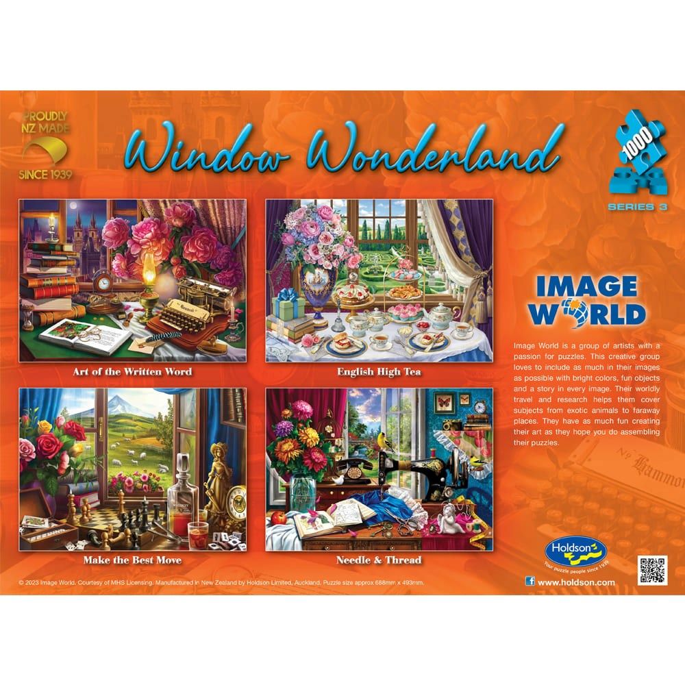 PREORDER Puzzle - Holdson - Window Wonderland S3 - 1000pc Puzzle - SET OF FOUR