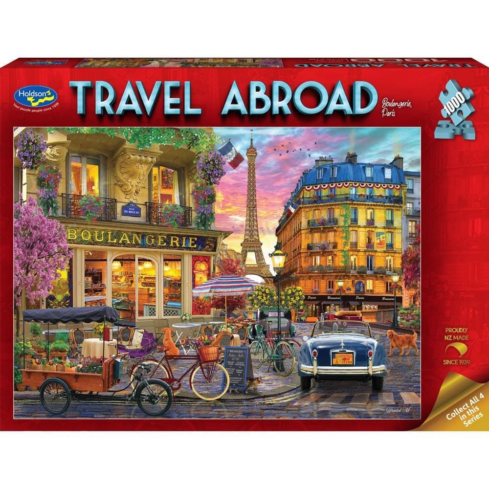 PREORDER Puzzle - Holdson - Travel Abroad - 1000pc Puzzle - Boulangerie. Paris