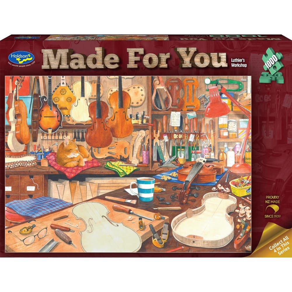 PREORDER Puzzle - Holdson - Made For You - 1000pc Puzzle - Luthiers Workshop