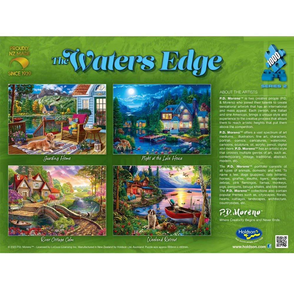 PREORDER Puzzle - Holdson - The Waters Edge S2 - 1000pc Puzzle - SET OF FOUR