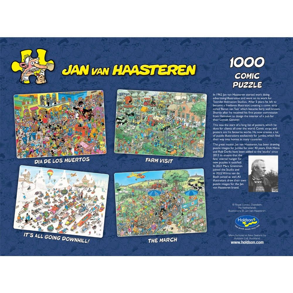 PREORDER Puzzle - Holdson - Van Haasteren - 1000pc Puzzle - SET OF FOUR
