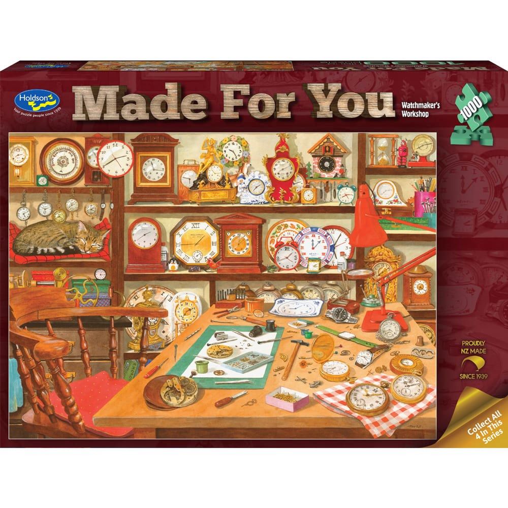 PREORDER Puzzle - Holdson - Made For You - 1000pc Puzzle - Watchmakers Workshop