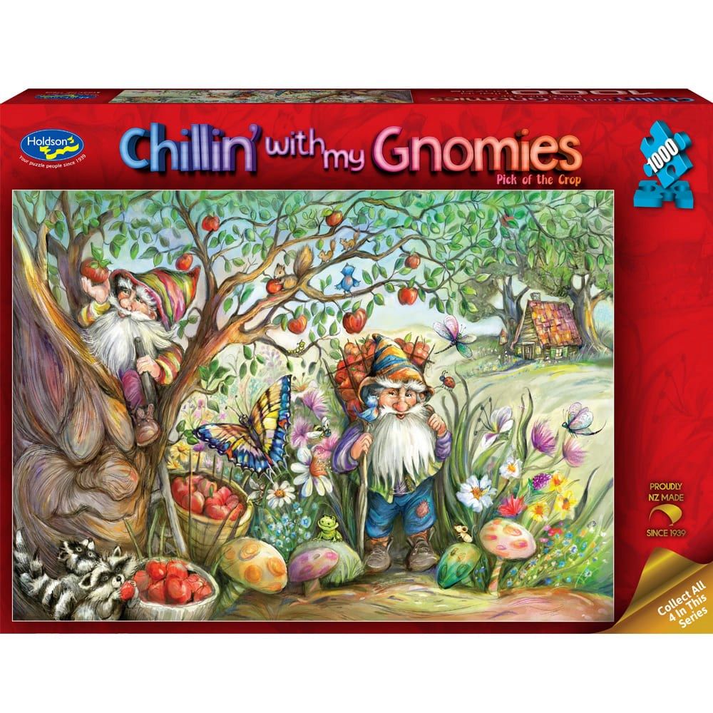PREORDER Puzzle - Holdson - Chillin With My Gnomies - 1000pc Puzzle - Pick of The Crop