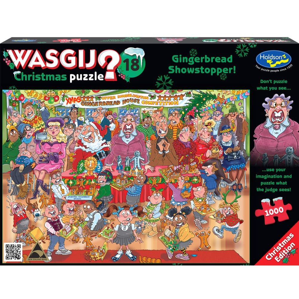 PREORDER Puzzle - Holdson - Wasgij? - 1000pc Puzzle - Christmas #18 Gingerbread Showstopper
