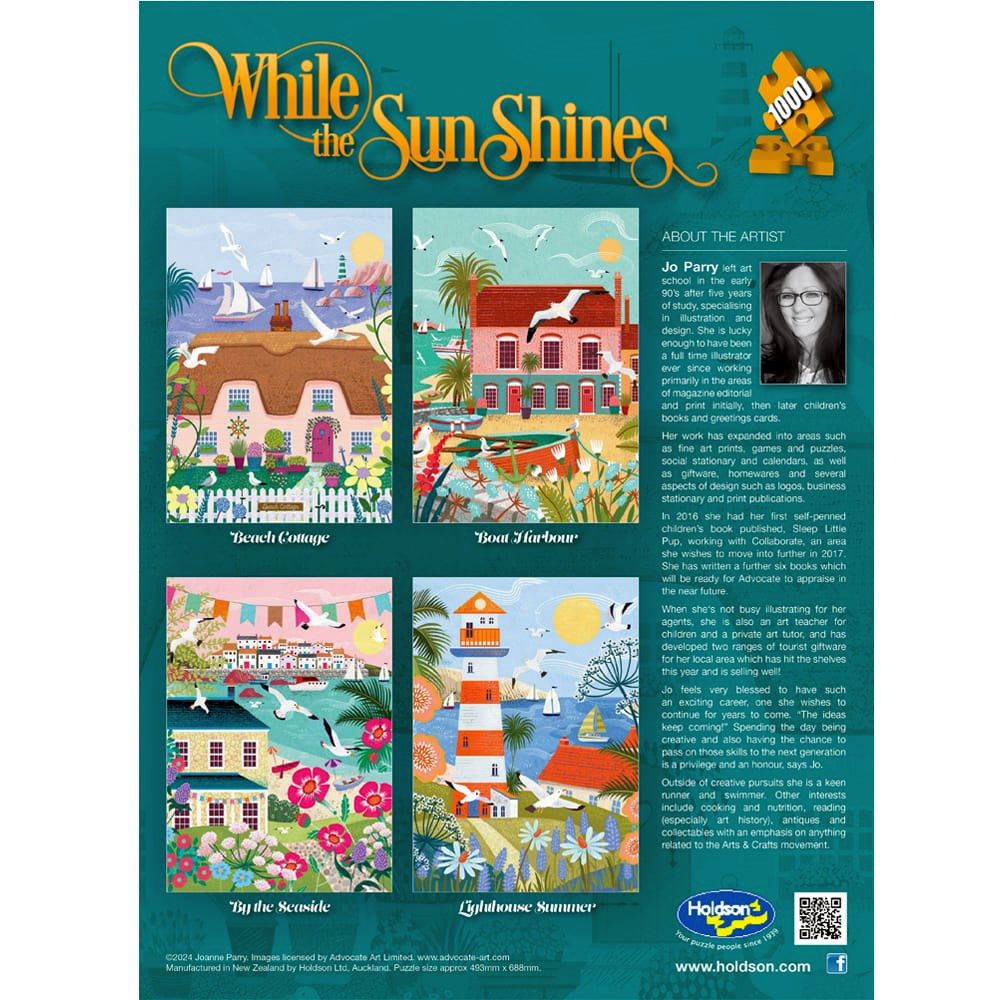 PREORDER Puzzle - Holdson - While the Sun Shines - 1000pc Puzzle - SET OF FOUR