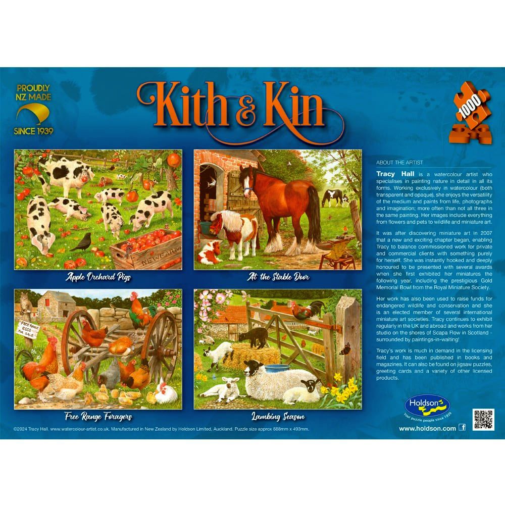 PREORDER Puzzle - Holdson - Kith & Kin - 1000pc Puzzle - SET OF FOUR